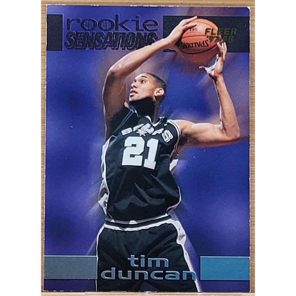 1997-98 FLEER TIM DUNCAN ROOKIE SENSATIONS